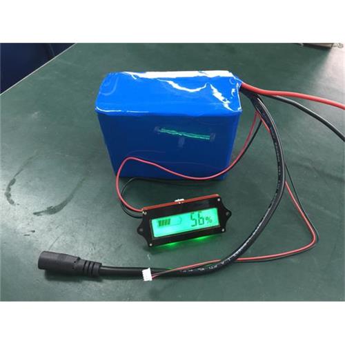 Rechargeable PERMA Battery Pack with LCD Display Showing the Remaining Battery Power