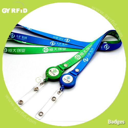 New printed badges,badge holders, key lanyards