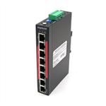 LNP-800AGH 8-Port Industrial PoE+ Unmanaged Ethernet Switch, w/8*10/100/1000Tx (30W/Port)