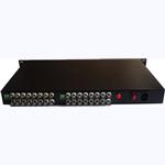 32 Chs Digital Video / Audio / Data Fiber Optic Transmitter And Receiver