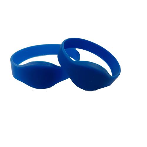 RFID Silicone Rubber Wristband, Oval Face, Blue, MIFARE Classic® 1K, R/W, WWR-210B-0N