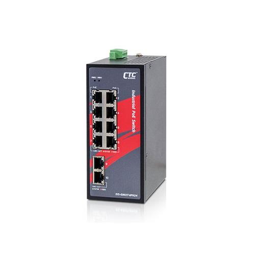 E-Mark Certified Ethernet Switch - IVS-G802T-8PH24