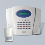 H302W 6 Wireless Zone & 4 Hardwired Zone LCD Intruder Alarm System
