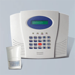 H302W 6 Wireless Zone & 4 Hardwired Zone LCD Intruder Alarm System 