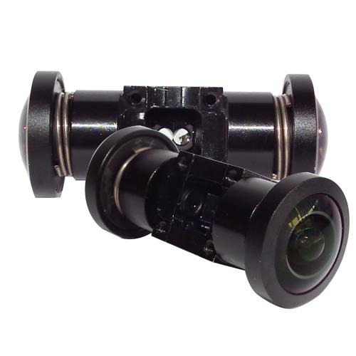 Dual fisheye lens