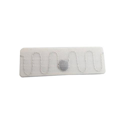 RFID Woven Fabric Laundry Tag, White, UCODE 7 (UHF), 860-960MHz, Read/Write