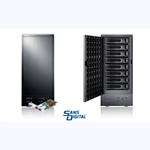 TowerRAID TR8X+BP - 8 Bay 6G SAS / SATA RAID 5 Storage Enclosure w/ 6G PCIe 2.0 x8 Card (Black) 