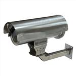 LTES07 IP66 Stainless Steel Camera Housing with wiper and sunshield