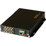 8ch video fiber optic transceiver