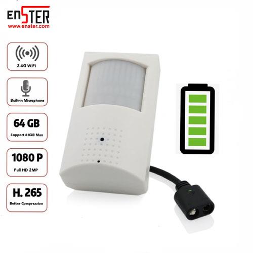 ENSTER WiFi Audio IP Battery Camera PIR 1080P ICSEE Remote View Support 64GB TF Card Max