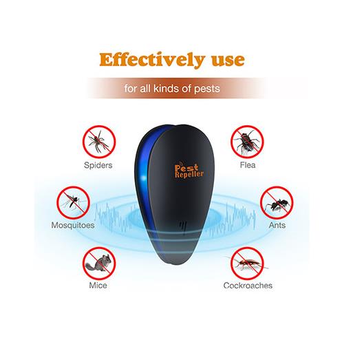 Insects Roaches Flies Ants Mice Repelling Control Ultrasonic Pest Repeller 