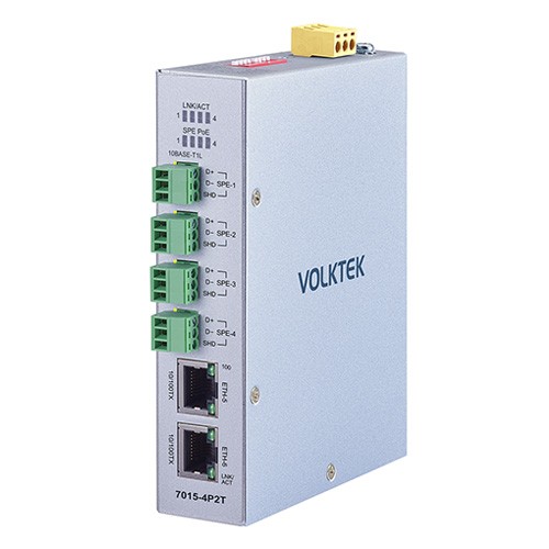 7015-4P2T-T1L Industrial Managed SPoE Switch
