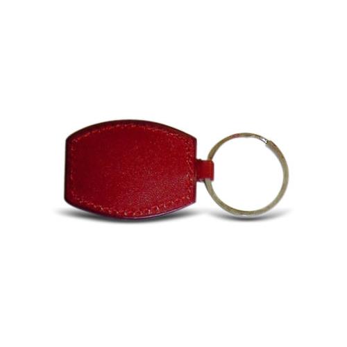 RFID Tag with EM4200 IC/Memory and Leather Key Fob in Red