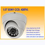 420TVL Plastic IR Dome Camera DIT20-32 