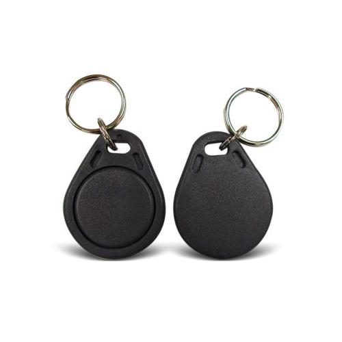 RFID ABS Key Fob, Gray/TK4100 (EM Compatible), 125kHz Frequency, Read-Only, 	KCA-010G-0N (AB0003)