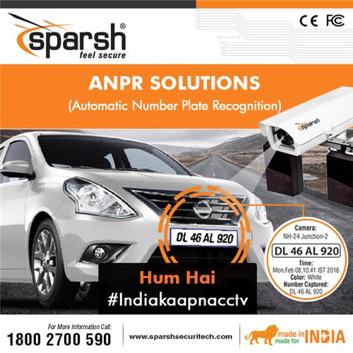 Sparsh  Automatic Number Plate Reader (ANPR)