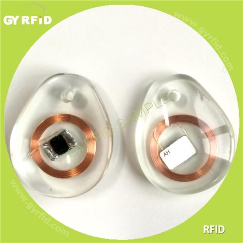 RFID Cystal Keyfobs, RFID Tags with EM,T5577, Mifare chip
