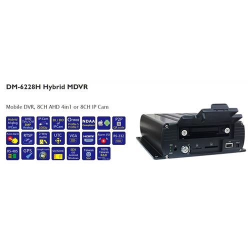 DM-6228H (8CH Hybrid AHD & IPC MDVR)