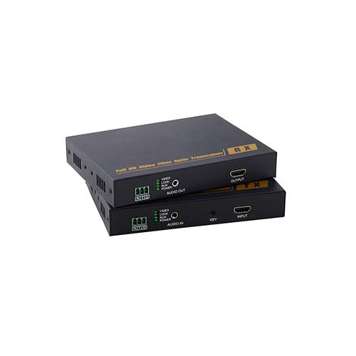 HDMI To Fiber Converters + 1 audio+1 RS232, 3G, Uncompressed