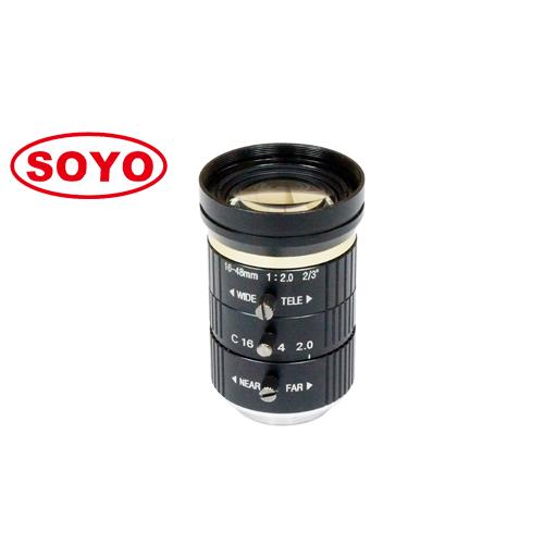 3.0 Megapixel lens Manual iris 16-48mm 2/3"