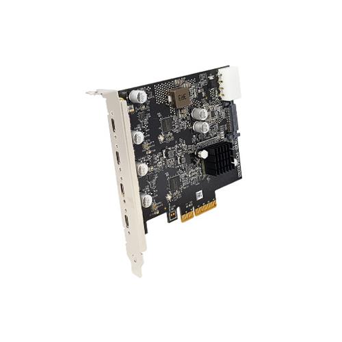 U31X2-PCIE4XG321 | Dual Channel 4-port (2-port x 2) USB 3.2 Gen 2 to PCI Express x4 Host Card