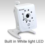 Micronet SP5523W, P HD Wireless White LED PIR Cube IP Camera