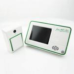 Video Door Chime / Wireless Digital Door Viewer 2.4GHz Digital Wireless- White/Green