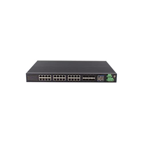 Layer 3, 16-port 10/100/1000M Base-T (x) +8 Gigabit Combo ports +4-port Gigabit SFP