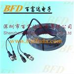 CCTV cable camera video extension with power 12V