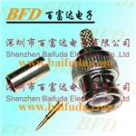 BNC connector RG59 coaxial plug for CCTV accessories