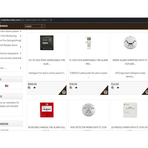 Addressable Fire Alarm Encoder For Controller Communication With Fire Detectors