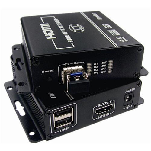 4k HDMI kvm fiber optic extender with USB