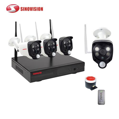 China factory Sinovision wholesale 1080P wireless PIR NVR kit for home security