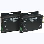 OT Systems ET1100C2: Industrial 10/100Base-TX Ethernet plus CVBS Over Coax Converter 