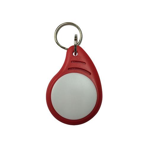 RFID ABS Key Fob, Red+White/MIFARE Classic® 1K, 13.56MHz Frequency, Read/Write KEA-211R-0N(AB0005)