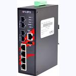 LMP-0602-M-24 6-Port Industrial PoE+ Managed Ethernet Switches 