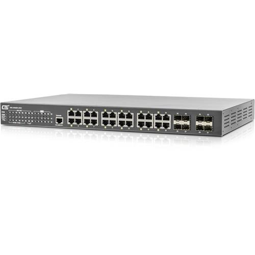 Industrial Layer 3 GbE PoE Switch - IGR-2408SM-24PH