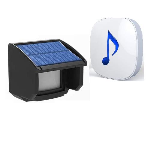 Outdoor fence intrusion detection solar power wireless alarm vedardalarm.com