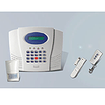 H302W 6 Wireless Zone & 4 Hardwired Zone LCD Intruder Alarm System  