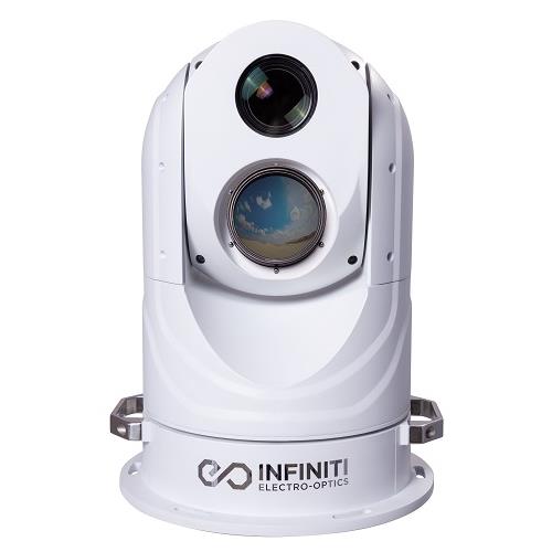 Gyro Stabilized HD Infrared Thermal Camera Cooled/Uncooled Dual Sensor 49X VIS/NIR 4k HD IP 67 PTZ