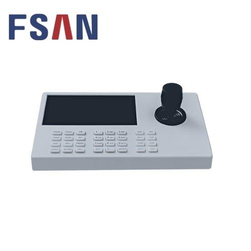 FSAN 3D Intelligent PTZ Camera Network Rocker Control Network Keyboard with 7 Inch LCD