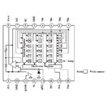 ICX254AK Diagonal 6mm (Type 1/3) CCD Image Sensor for NTSC Color Video Cameras