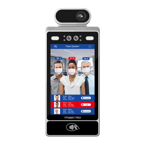 TPS980T Pro | Multi-person AI Face Recognition Temperature Screening Terminal