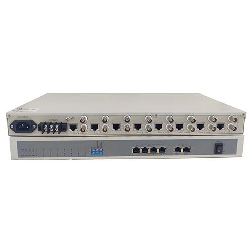 8E1 to 4 Ethernet Converter with VLAN and GUI Management