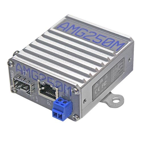 AMG250M Mini Industrial PoE Media Converter