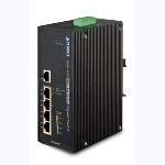 Industrial 5-Port Gigabit Switch w/ 4-Port 802.3at PoE+ IGS-504HPT