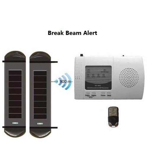 BREAK BEAM SYSTEM SOLAR POWERED WIRELESS SECURITY SYSTEM