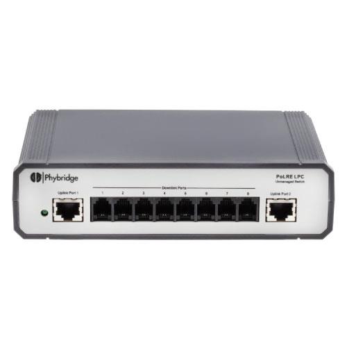 PoLRE LPC 8-Port Unmanaged Switch - IP over Single-Pair UTP