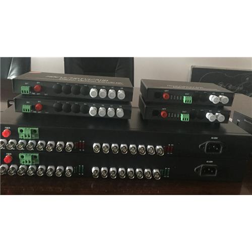 1-16chs 720P/960P/1080P AHD/CVI/TVI/Analog 4 in one Video Fiber transmitter
