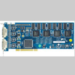 16-CH H.264 Hardware Compressed Linux PC DVR Cards - D1 